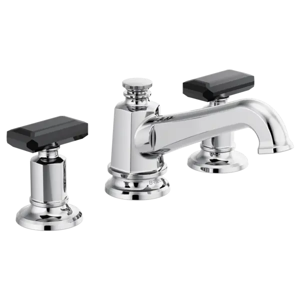 Brizo Widespread Lavatory Faucet with Angled Spout - Less Handles 1.5 GPM 65378LF-PCLHP - Plumbing Market