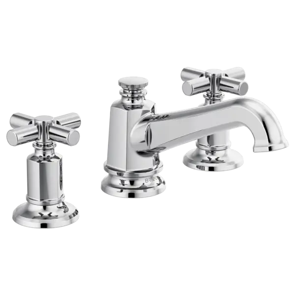 Brizo Widespread Lavatory Faucet with Angled Spout - Less Handles 1.5 GPM 65378LF-PCLHP - Plumbing Market