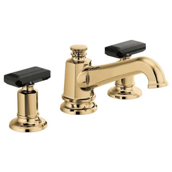 Brizo Widespread Lavatory Faucet with Angled Spout - Less Handles 1.5 GPM 65378LF-PGLHP - Plumbing Market