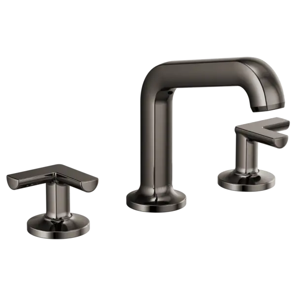Brizo Widespread Lavatory Faucet with Angled Spout - Less Handles 65307LF-BNXLHP-ECO - Plumbing Market