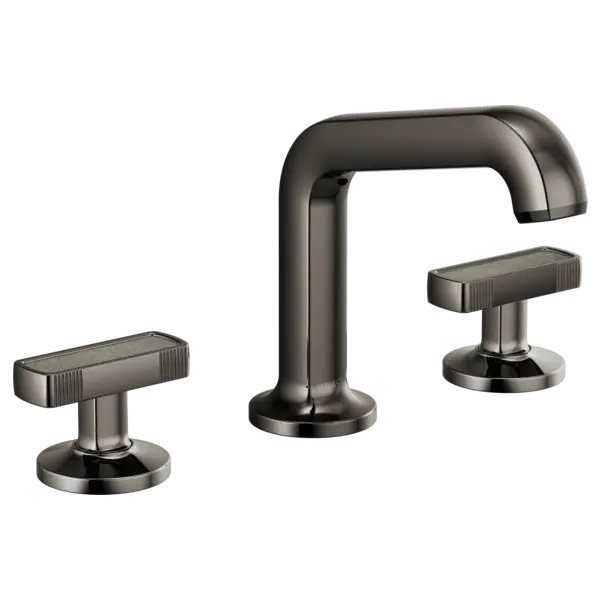 Brizo Widespread Lavatory Faucet with Angled Spout - Less Handles 65307LF-BNXLHP-ECO - Plumbing Market
