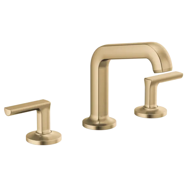 Brizo Widespread Lavatory Faucet with Angled Spout - Less Handles 65307LF-GLLHP-ECO - Plumbing Market