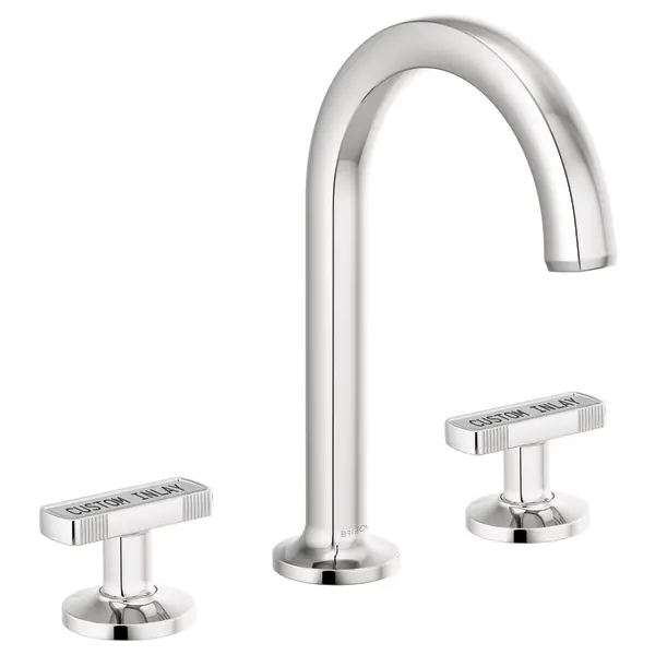Brizo Widespread Lavatory Faucet with Arc Spout - Less Handles 1.2 GPM 65306LF-PCLHP-ECO - Plumbing Market