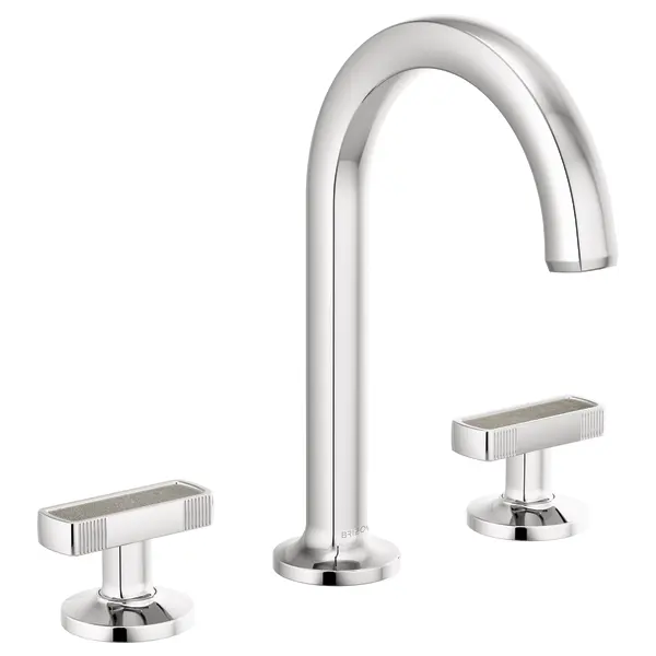 Brizo Widespread Lavatory Faucet with Arc Spout - Less Handles 1.2 GPM 65306LF-PCLHP-ECO - Plumbing Market