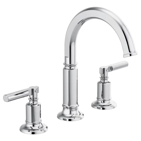 Brizo Widespread Lavatory Faucet with Arc Spout - Less Handles 1.2 GPM 65376LF-PCLHP-ECO - Plumbing Market