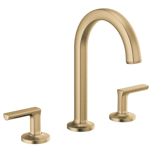Brizo Widespread Lavatory Faucet with Arc Spout - Less Handles 1.5 GPM 65306LF-GLLHP - Plumbing Market