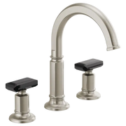 Brizo Widespread Lavatory Faucet with Arc Spout - Less Handles 1.5 GPM 65376LF-NKLHP - Plumbing Market
