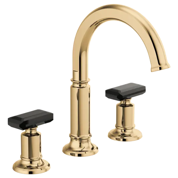 Brizo Widespread Lavatory Faucet with Arc Spout - Less Handles 1.5 GPM 65376LF-PGLHP - Plumbing Market