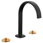 Brizo Widespread Lavatory Faucet with Arc Spout - Less Handles 65367LF-BLLHP-ECO - Plumbing Market