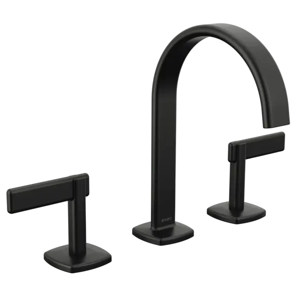 Brizo Widespread Lavatory Faucet with Arc Spout - Less Handles 65367LF-BLLHP-ECO - Plumbing Market
