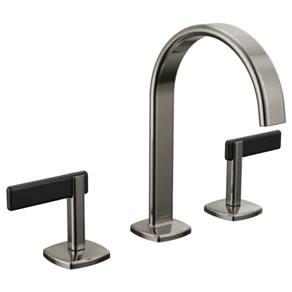 Brizo Widespread Lavatory Faucet with Arc Spout - Less Handles 65367LF-BNXLHP-ECO - Plumbing Market