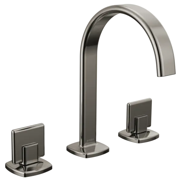 Brizo Widespread Lavatory Faucet with Arc Spout - Less Handles 65367LF-BNXLHP-ECO - Plumbing Market