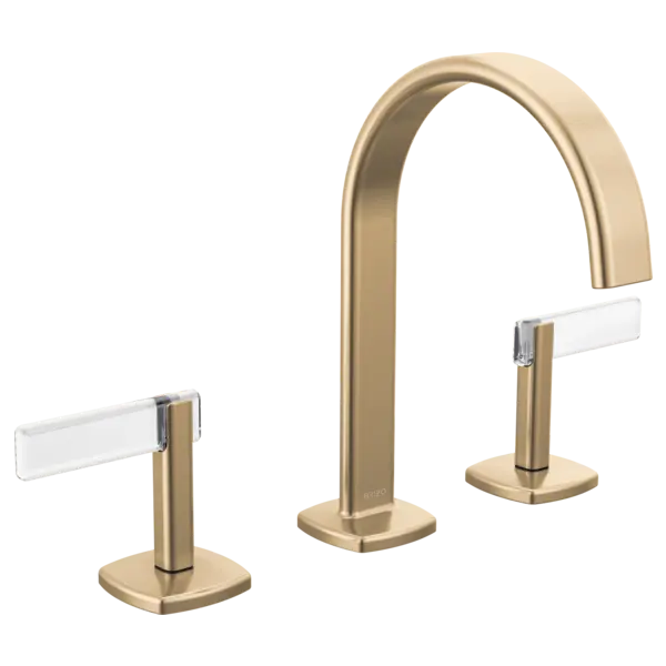 Brizo Widespread Lavatory Faucet with Arc Spout - Less Handles 65367LF-GLLHP-ECO - Plumbing Market