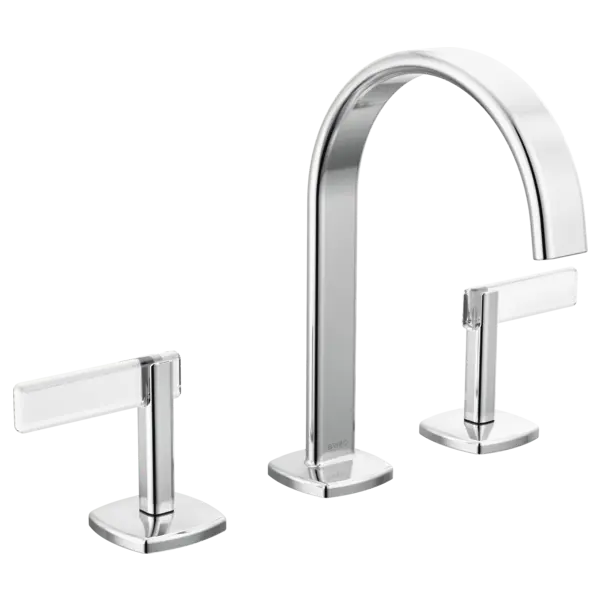 Brizo Widespread Lavatory Faucet with Arc Spout - Less Handles 65367LF-PCLHP-ECO - Plumbing Market