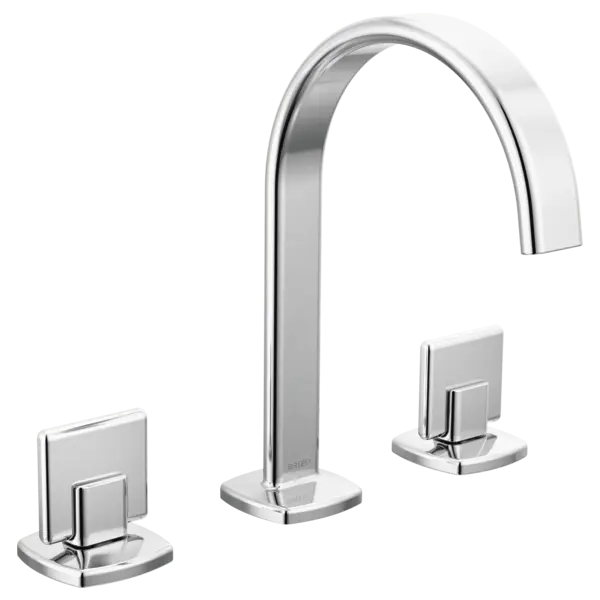 Brizo Widespread Lavatory Faucet with Arc Spout - Less Handles 65367LF-PCLHP-ECO - Plumbing Market