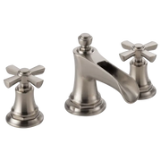 Brizo Widespread Lavatory Faucet with Channel Spout - Less Handles 1.2 GPM 65361LF-NKLHP-ECO - Plumbing Market