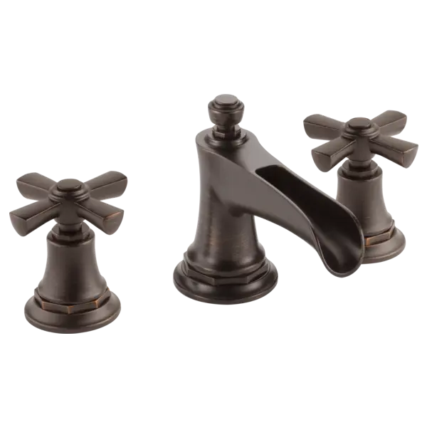 Brizo Widespread Lavatory Faucet with Channel Spout - Less Handles 1.2 GPM 65361LF-RBLHP-ECO - Plumbing Market