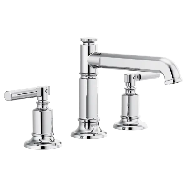 Brizo Widespread Lavatory Faucet with Column Spout - Less Handles 1.2 GPM 65377LF-PCLHP-ECO - Plumbing Market