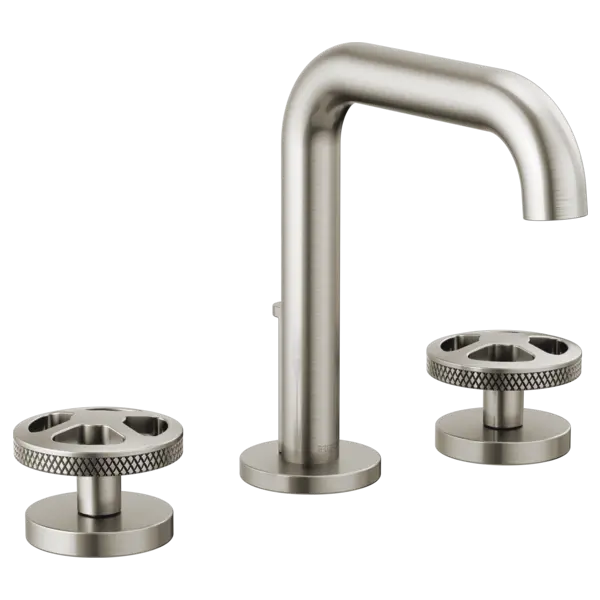 Brizo Widespread Lavatory Faucet with High Spout - Less Handles 1.2 GPM 65332LF-NKLHP-ECO - Plumbing Market