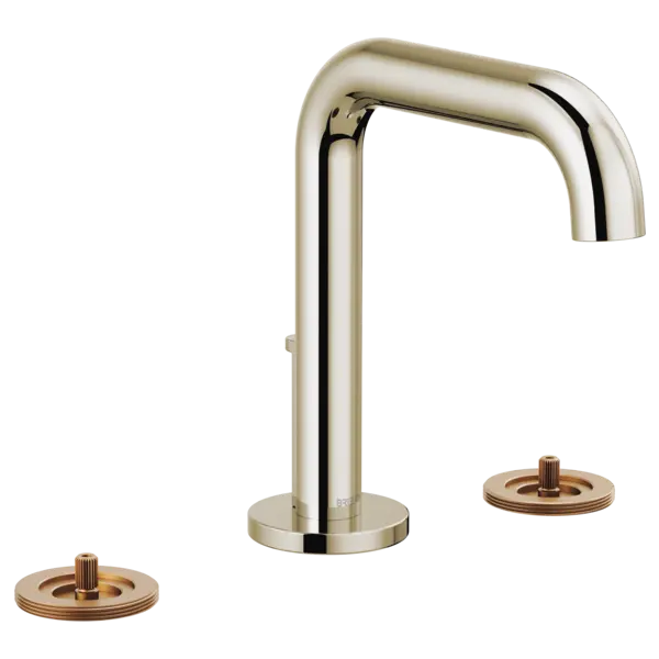 Brizo Widespread Lavatory Faucet with High Spout - Less Handles 1.2 GPM 65332LF-PNLHP-ECO - Plumbing Market