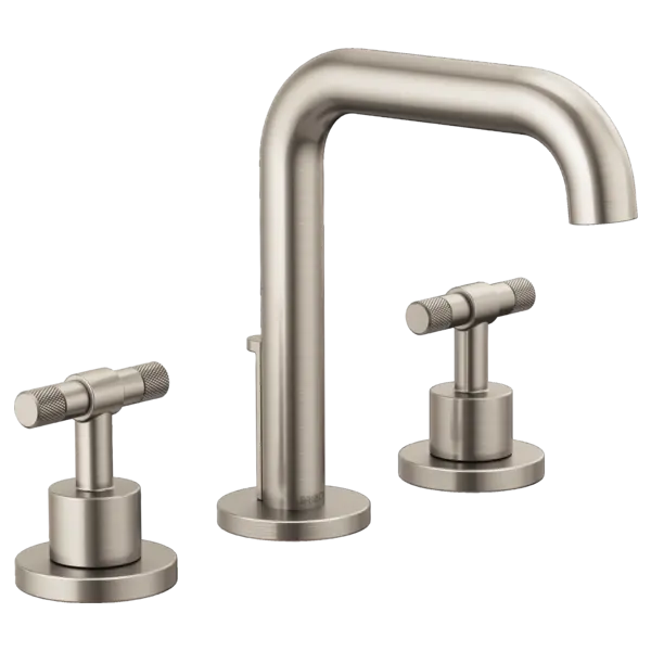 Brizo Widespread Lavatory Faucet with High Spout - Less Handles 1.5 GPM 65332LF-NKLHP - Plumbing Market