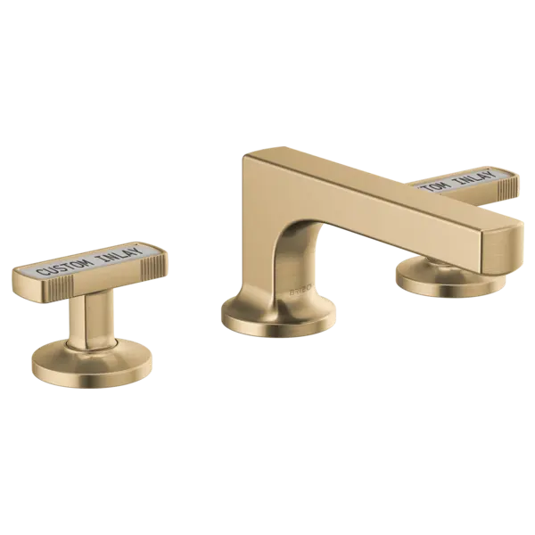 Brizo Widespread Lavatory Faucet with Low Spout - Less Handles 1.2 GPM 65308LF-GLLHP-ECO - Plumbing Market