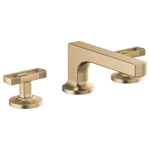 Brizo Widespread Lavatory Faucet with Low Spout - Less Handles 1.2 GPM 65308LF-GLLHP-ECO - Plumbing Market