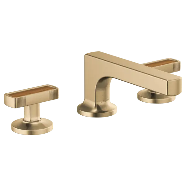 Brizo Widespread Lavatory Faucet with Low Spout - Less Handles 1.2 GPM 65308LF-GLLHP-ECO - Plumbing Market
