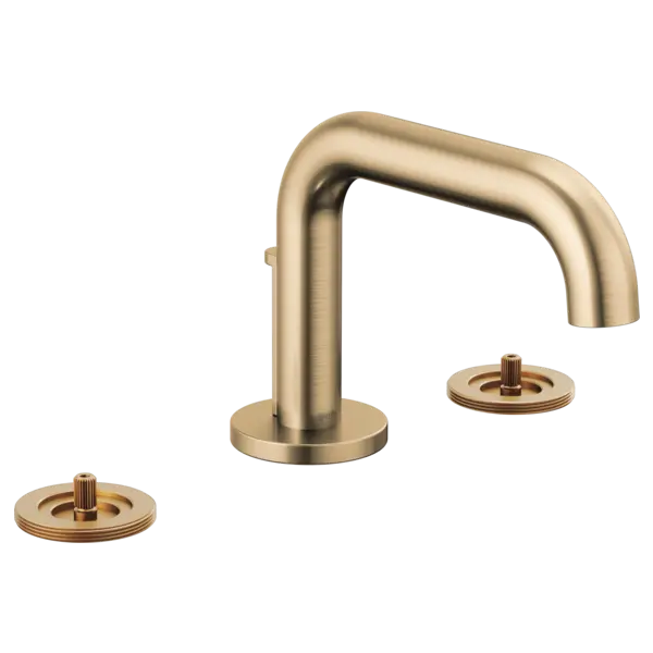 Brizo Widespread Lavatory Faucet with Low Spout - Less Handles 1.2 GPM 65334LF-GLLHP-ECO - Plumbing Market