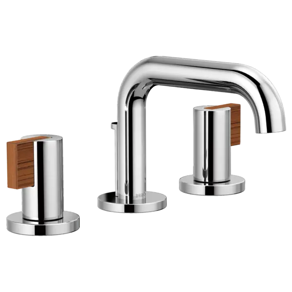 Brizo Widespread Lavatory Faucet with Low Spout - Less Handles 1.2 GPM 65334LF-PCLHP-ECO - Plumbing Market
