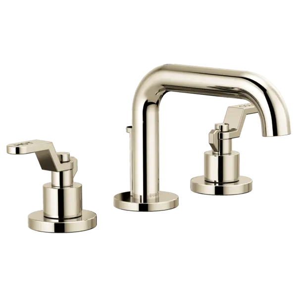 Brizo Widespread Lavatory Faucet with Low Spout - Less Handles 1.2 GPM 65334LF-PNLHP-ECO - Plumbing Market