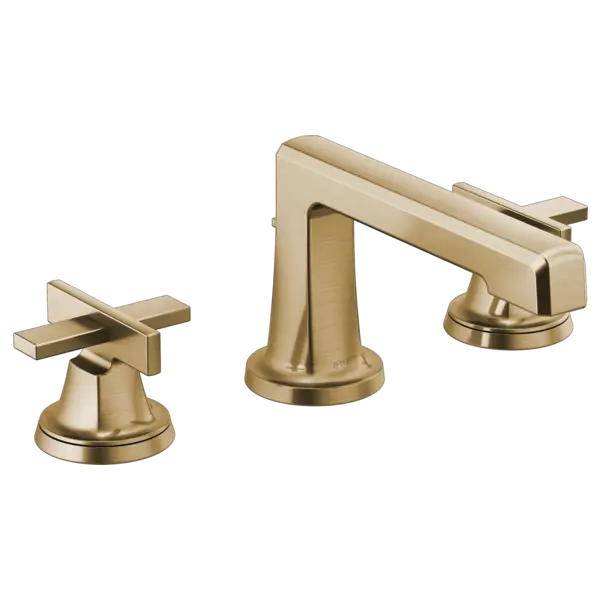Brizo Widespread Lavatory Faucet with Low Spout - Less Handles 1.2 GPM 65397LF-GLLHP-ECO - Plumbing Market