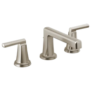 Brizo Widespread Lavatory Faucet with Low Spout - Less Handles 1.2 GPM 65397LF-NKLHP-ECO - Plumbing Market