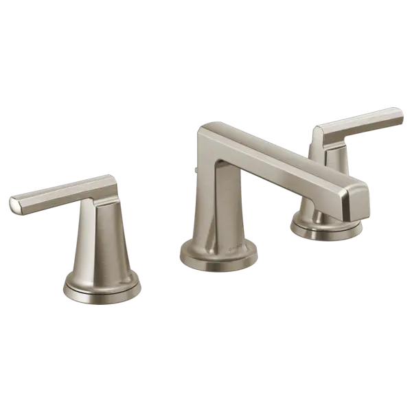 Brizo Widespread Lavatory Faucet with Low Spout - Less Handles 1.2 GPM 65397LF-NKLHP-ECO - Plumbing Market