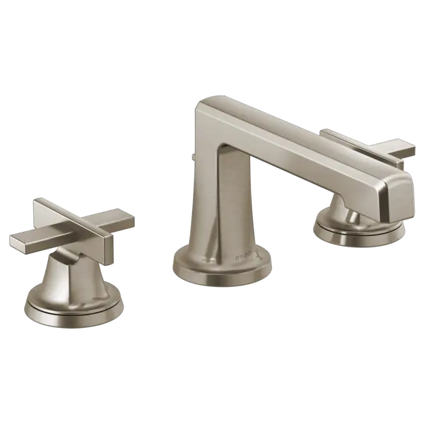 Brizo Widespread Lavatory Faucet with Low Spout - Less Handles 1.2 GPM 65397LF-NKLHP-ECO - Plumbing Market