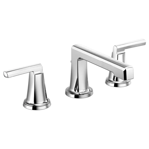 Brizo Widespread Lavatory Faucet with Low Spout - Less Handles 1.2 GPM 65397LF-PCLHP-ECO - Plumbing Market