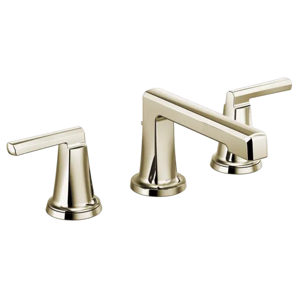 Brizo Widespread Lavatory Faucet with Low Spout - Less Handles 1.2 GPM 65397LF-PNLHP-ECO - Plumbing Market