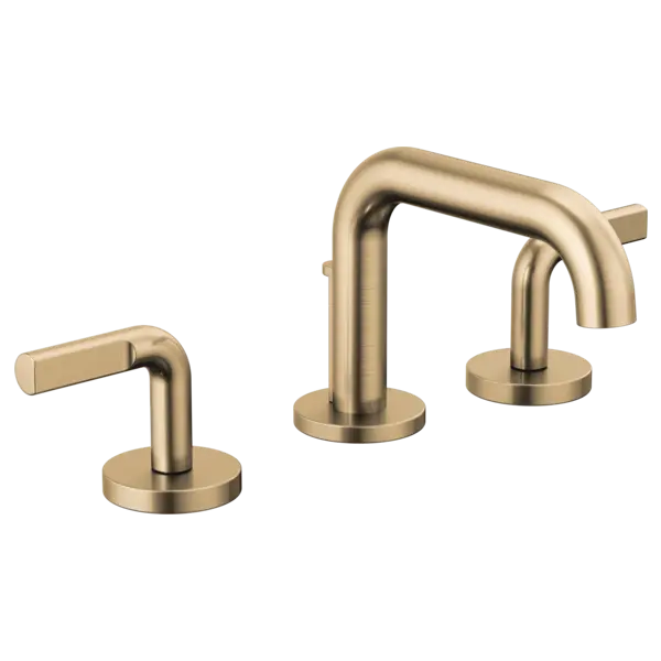 Brizo Widespread Lavatory Faucet with Low Spout - Less Handles 1.5 GPM 65334LF-GLLHP - Plumbing Market