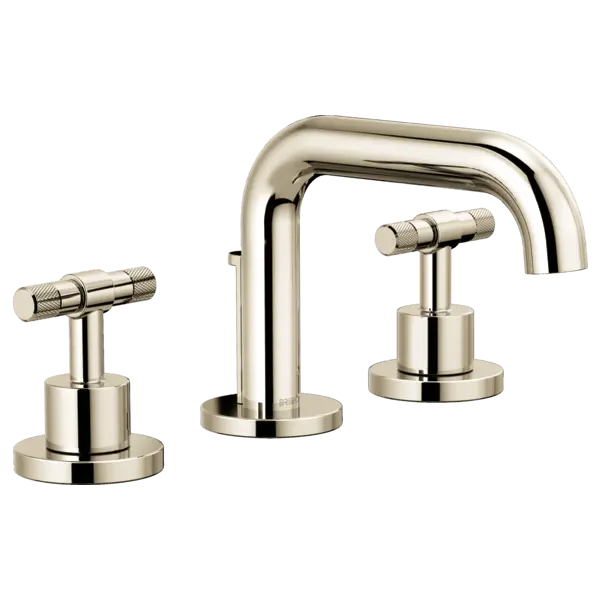 Brizo Widespread Lavatory Faucet with Low Spout - Less Handles 1.5 GPM 65334LF-PNLHP - Plumbing Market