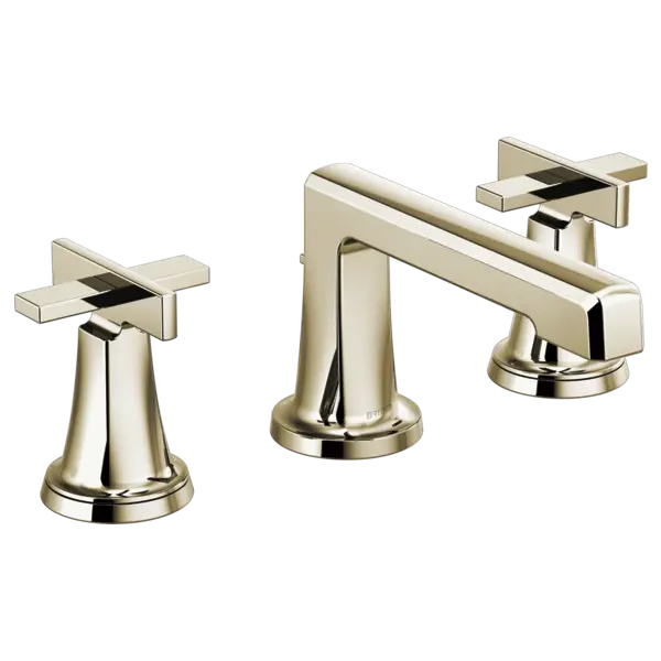 Brizo Widespread Lavatory Faucet with Low Spout - Less Handles 1.5 GPM 65397LF-PNLHP - Plumbing Market