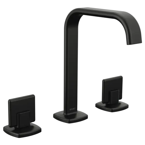 Brizo Widespread Lavatory Faucet with Square Spout - Less Handles 65368LF-BLLHP-ECO - Plumbing Market