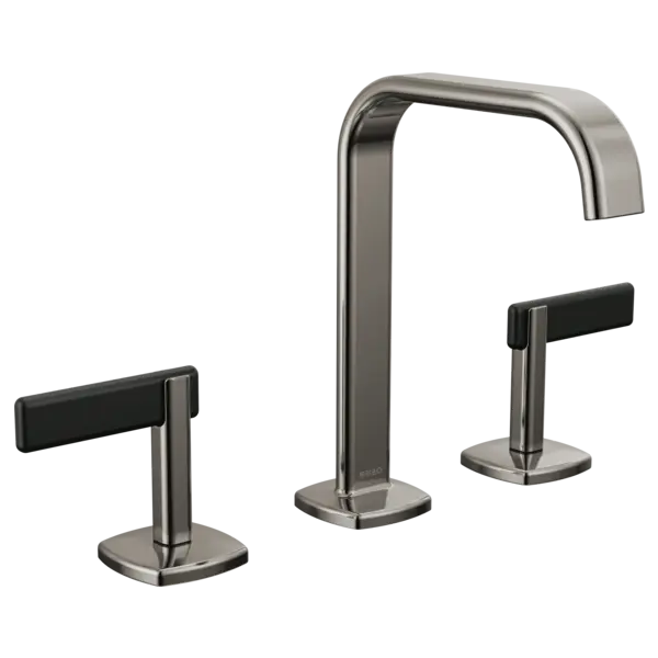 Brizo Widespread Lavatory Faucet with Square Spout - Less Handles 65368LF-BNXLHP-ECO - Plumbing Market