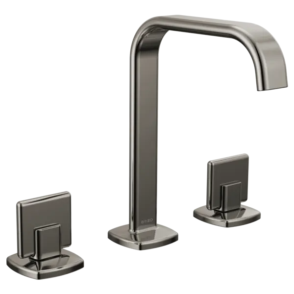 Brizo Widespread Lavatory Faucet with Square Spout - Less Handles 65368LF-BNXLHP-ECO - Plumbing Market