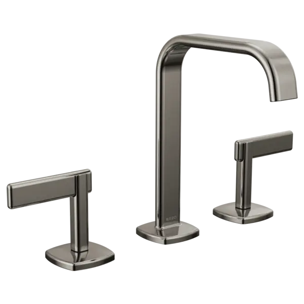 Brizo Widespread Lavatory Faucet with Square Spout - Less Handles 65368LF-BNXLHP-ECO - Plumbing Market