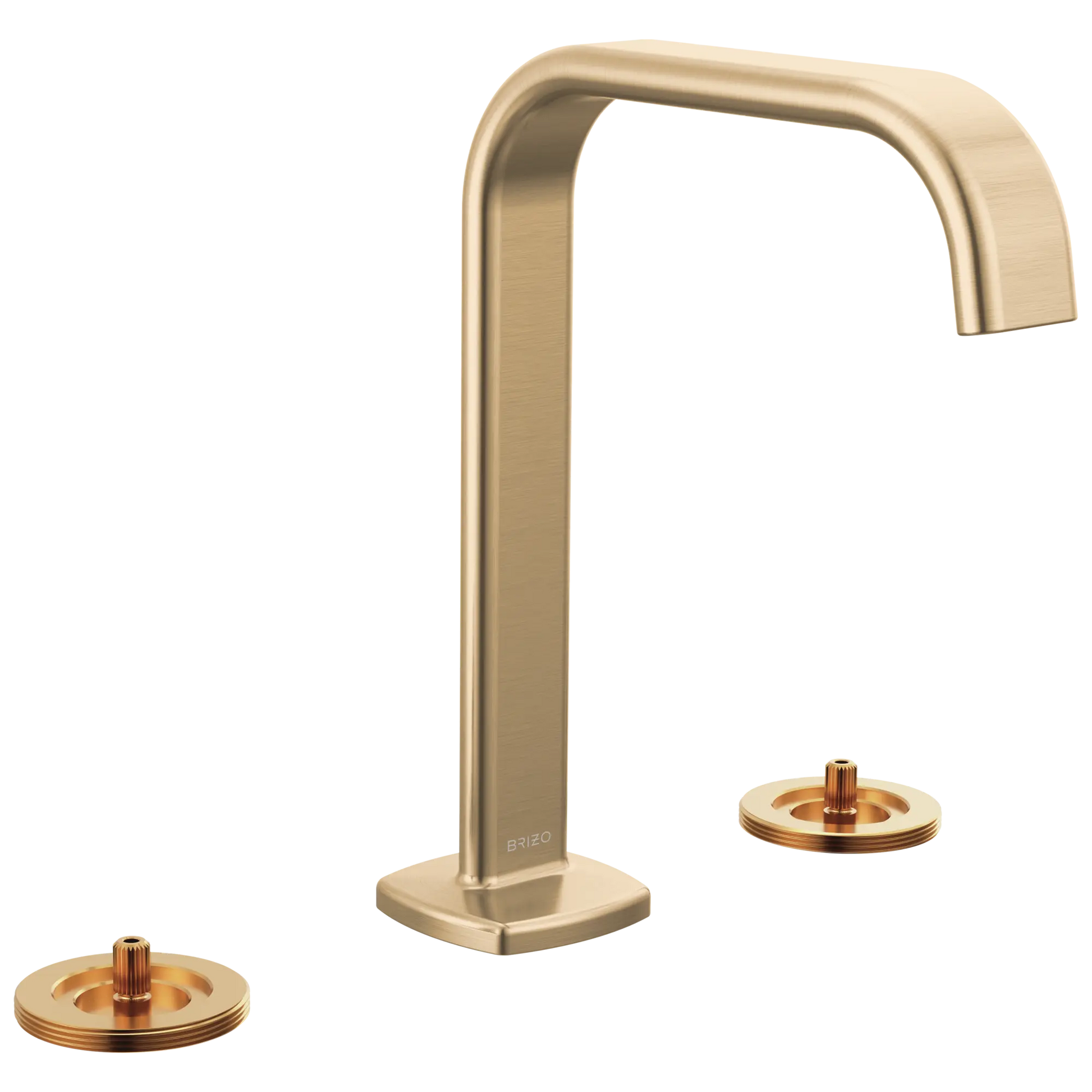 Brizo Widespread Lavatory Faucet with Square Spout - Less Handles 65368LF-GLLHP-ECO - Plumbing Market
