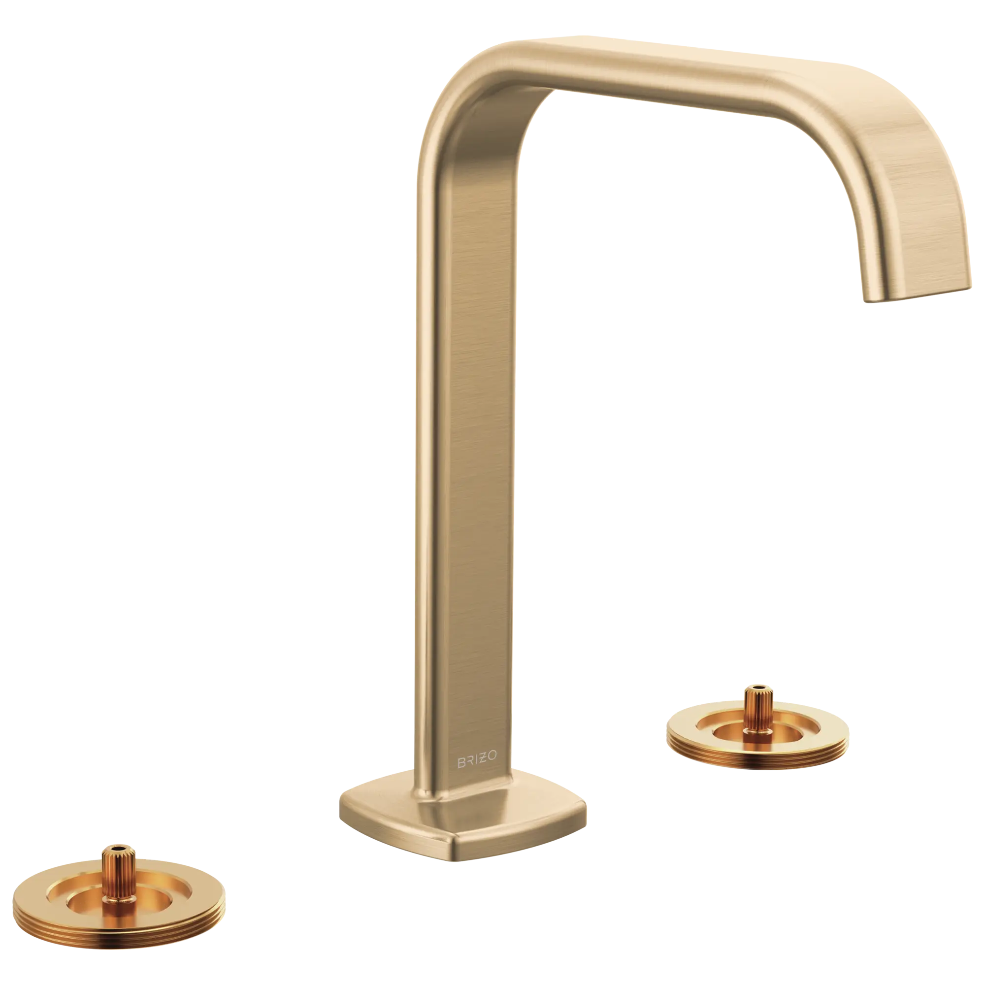 Brizo Widespread Lavatory Faucet with Square Spout - Less Handles 65368LF-GLLHP-ECO - Plumbing Market