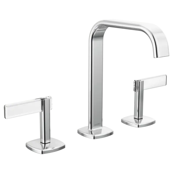 Brizo Widespread Lavatory Faucet with Square Spout - Less Handles 65368LF-PCLHP-ECO - Plumbing Market