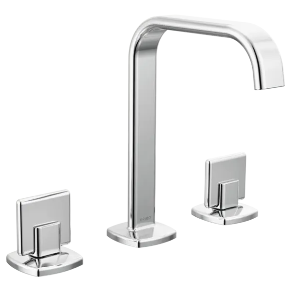 Brizo Widespread Lavatory Faucet with Square Spout - Less Handles 65368LF-PCLHP-ECO - Plumbing Market