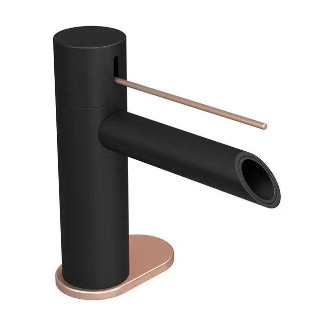 Rubi Kronos Sink Tap Mono Control Matte Black/Brush Copper RKR11BKU - Plumbing Market