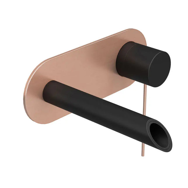 Rubi Kronos W-Mounted Basin Faucet Matte Black/Brushed Copper RKR17BKU - Plumbing Market